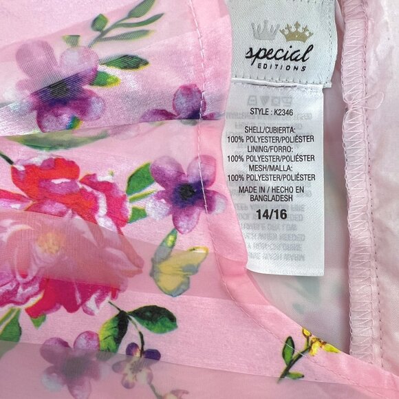 Special Editions Floral Fit & Flare Girl's Formal Dress NWOT 🎉Host Pick🎉 - Picture 8 of 9